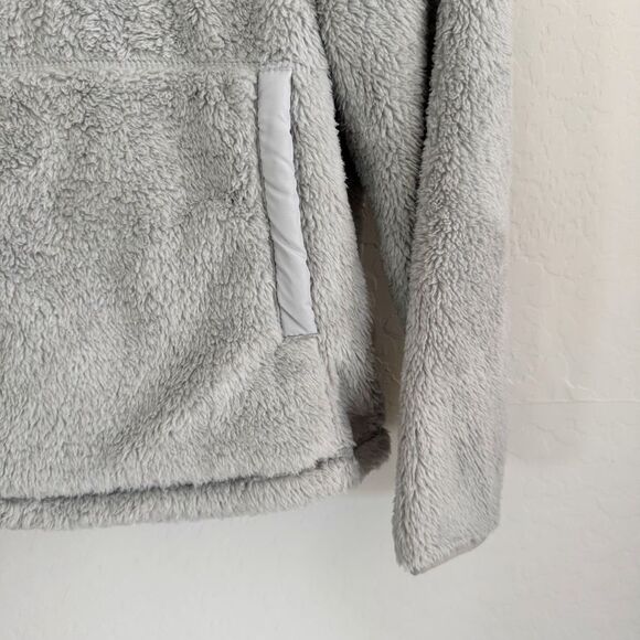 NWT Seek Discomfort Grey Sherpa Hoodie Unisex Size M - Picture 8 of 11